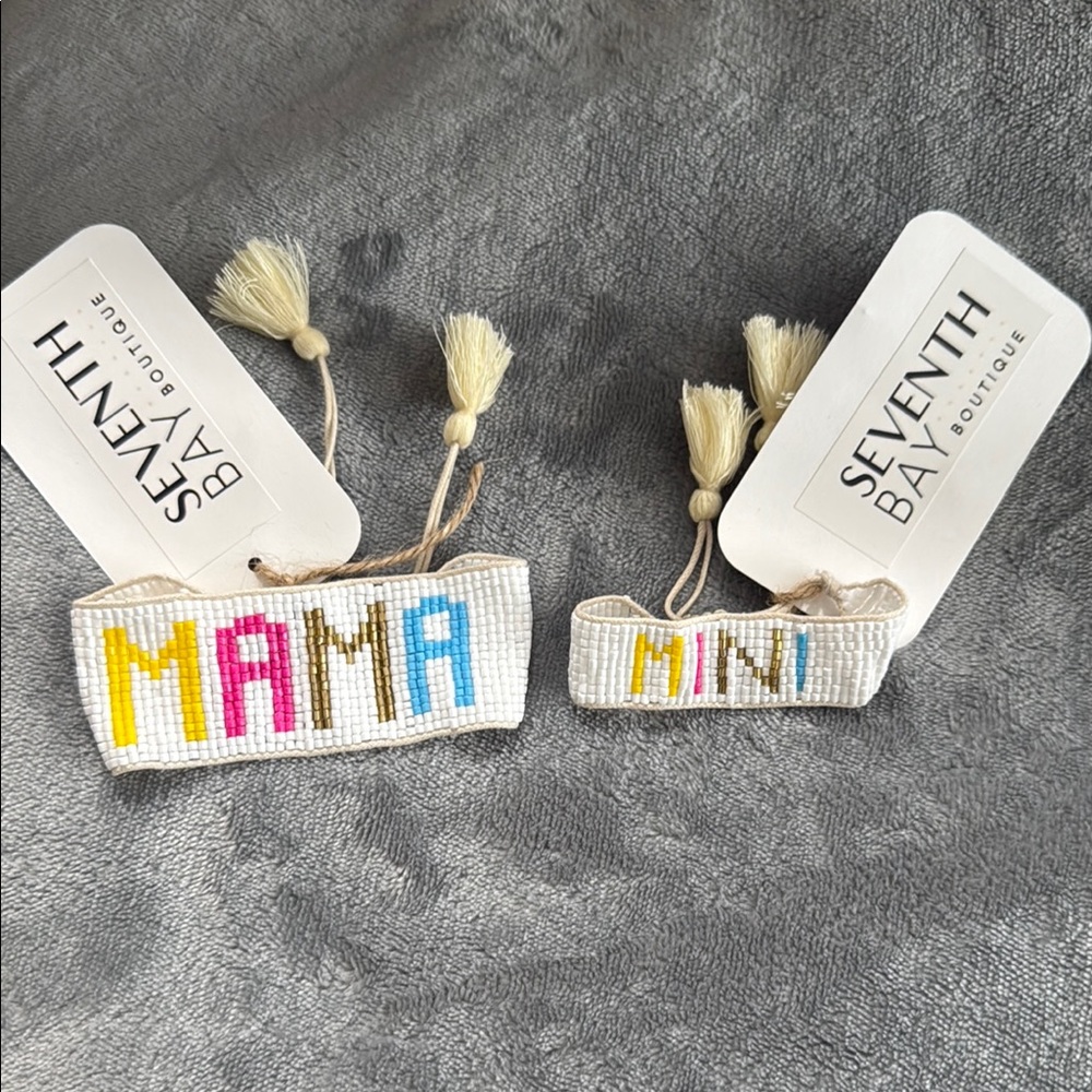 NWT Mama & Mini multi color Bracelets